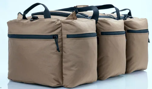 Miniatura 29 de Bolsa de lona militar grande de 100 L, bolsa de lona para despliegue, equipo deportivo, bolsa de equipaje de viaje con correas desmontables para AT
