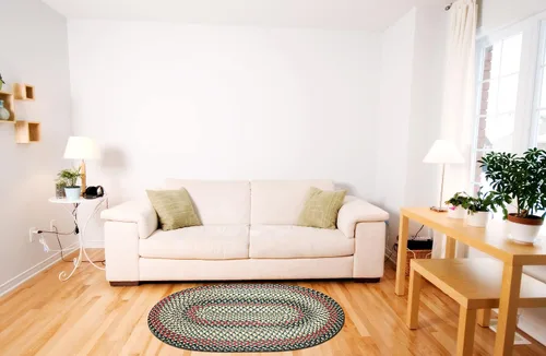Miniatura 2 de Rhody Rug Mayflower MF23 Verdant/Spruce - Alfombra trenzada ovalada de 4 x 6 pies, decoración del hogar, tapete de piso o alfombra de dormitorio