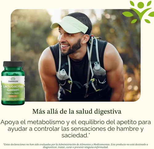 Miniatura 5 de Swanson Lactobacillus Gasseri 3 millones de UFC, 60 cápsulas Drcaps vegetarianas.