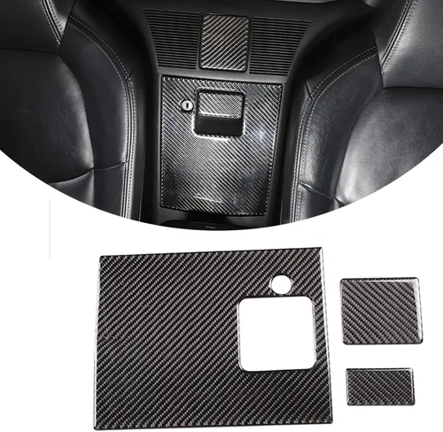 Miniatura 8 de Adhesivo de fibra de carbono suave 3D para asiento trasero de automóvil, panel decorativo para Mazda MX-5 NC RF Miata 2009 2010 2011 2012 2013 2014