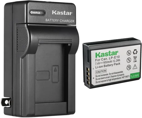 Miniatura 8 de Kastar - Cargador de batería para Canon LP-E10 LPE10, Canon LC-E10 LC-E10N, Canon EOS Rebel T7, EOS 1100D, EOS 1200D, EOS 1300D, EOS 1500D DSLR