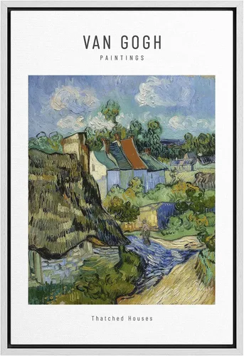 Miniatura 59 de SIGNWIN Lienzo enmarcado para pared, diseño de Vincent Van Gogh, un par de amantes, naturaleza, ilustraciones de área silvestre, bellas artes