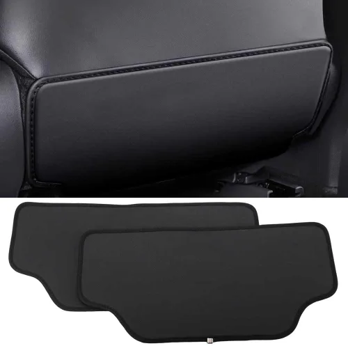 XITER 2 protectores de cuero para asiento de automóvil con logotipo de "Frontier", alfombrillas impermeables para asiento trasero para Nissan