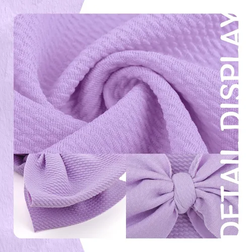 Miniatura 5 de Diademas de arco iris para el pelo para bebés, niñas, 2 unidades, recién nacidos, niños pequeños, accesorios para el cabello, lazo para la cabeza