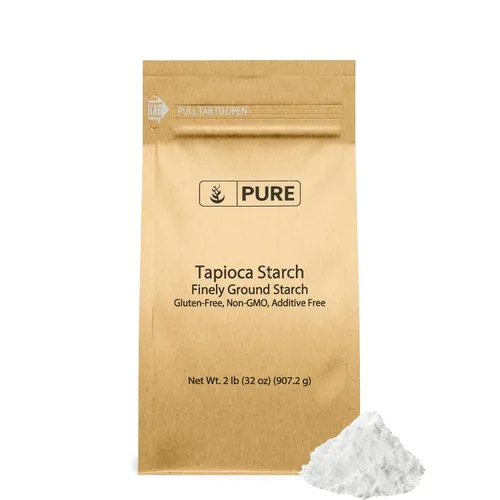 Pure Original Ingredients Almidón de tapioca (2 lb) Sin gluten, sin OMG, básico de cocina, harina de tapioca