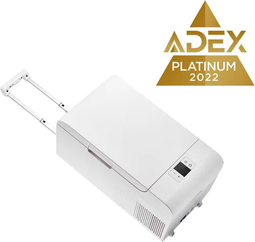 Miniatura 7 de Refrigerador portátil convertible de 0.7 pies cúbicos - Refrigerador compacto de 12 V/110 V para automóvil, RV, camping y viajes, refrigeración