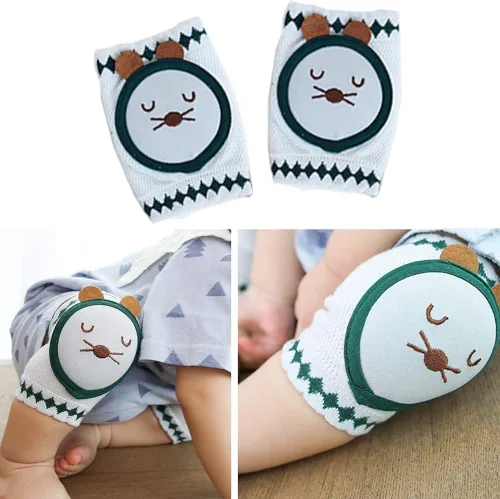 Miniatura 2 de Angzhili - Rodilleras de bebé para gatear, unisex para bebé que gatea, antideslizante, funda protectora de seguridad