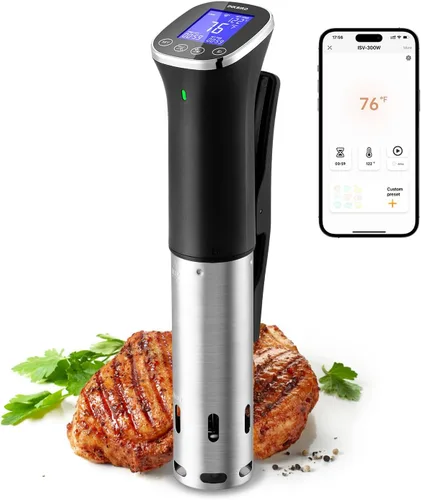 INKBIRD Circulador de inmersión WiFi para Sous Vide, IPX7 impermeable 1000W Sous Vide, máquina de Sous Vide precisa con recetas de aplicaciones