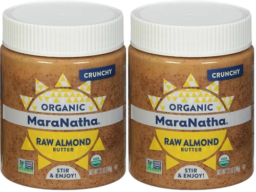 Miniatura 8 de MaraNatha Mantequilla cremosa orgánica de almendras crudas, tarro de 12 onzas