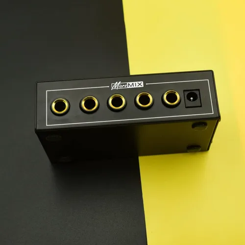 Miniatura 5 de mix electronic organ accompaniment 6.35 ts 0.256 in jack bass mono micrófono 1/4 pulgadas Guitarra micrófono profesional Mezclador de sonido de bajo