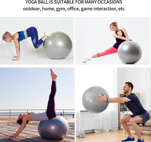 Miniatura 3 de Juego de esterillas de yoga para principiantes, esterilla de yoga con correa de transporte, bloques de yoga con correa de yoga, pelota de yoga