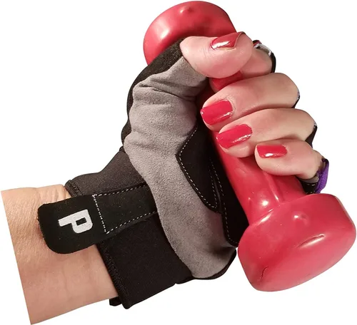Miniatura 4 de Guantes de entrenamiento para mujer ligeros con palmas acolchadas de gel y cierre de velcro súper fuerte y disponibles los estilos más populares
