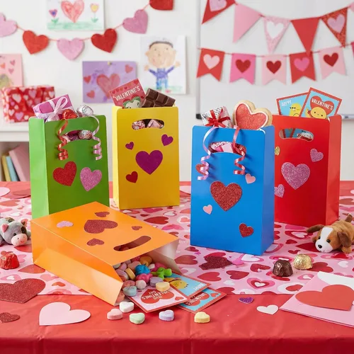 Miniatura 7 de UnicoPak Paquete de 16 bolsas azules de recuerdo de fiesta, 6 x 3 x 9 pulgadas, bolsas de regalo de color azul mate prémium para cumpleaños, baby