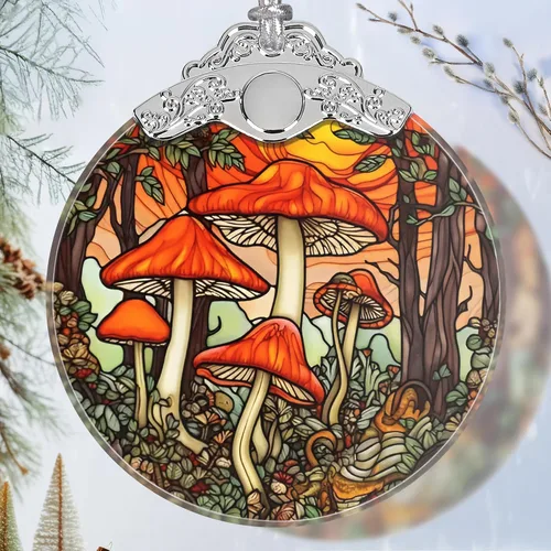 Miniatura 24 de Adorno de Nudo Celta de Vidrio Manchado - Adorno Navideño - Adornos Navideños para Árbol - Ideas de Regalo de Vacaciones - Intercambio de Regalos