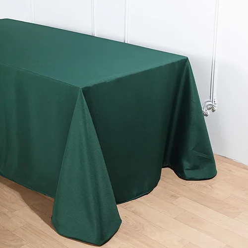 Miniatura 77 de Efavormart - Mantel redondo de poliéster de 108 pulgadas, 108 pulgadas, para bodas, fiestas, banquetes, restaurantes, color verde manzana