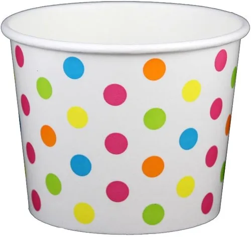 Miniatura 13 de Vasos de papel de yogur de 12 onzas, 1000 unidades (sólido-naranja)