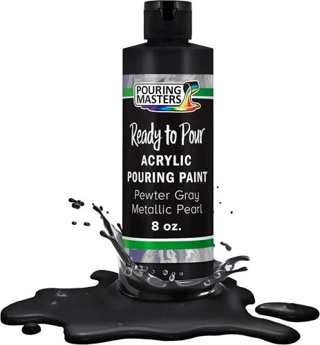 Miniatura 22 de Pouring Masters - Acrílico metálico dorado de 24 quilates - Listo para verter - Pintura para verter - A base de agua premezclada de 32 onzas