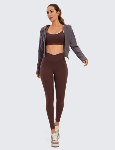 Miniatura 3 de CRZ YOGA Butterluxe - Leggings de entrenamiento con cintura cruzada para mujer, 2528 pulgadas, cintura alta cruzada en V, para gimnasio, atletismo