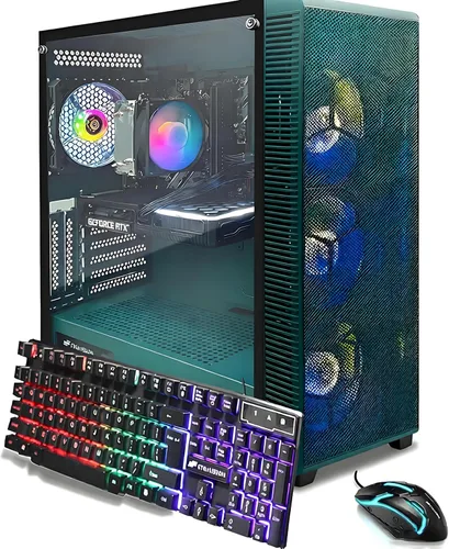 Miniatura 9 de STGAubron Computadora de escritorio para videojuegos, Intel Core i5-13400F de 13ª generación hasta 4.6G, GeForce RTX 3050 6G, 16G DDR4, 512G SSD
