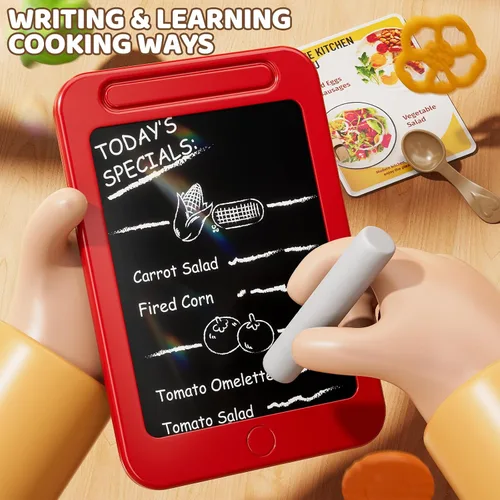 Miniatura 5 de Juego de cocina para niños, juego de cocina de 88 piezas para niños pequeños de 3 a 5 años, estufa de cocina, accesorios de juguetes con luz