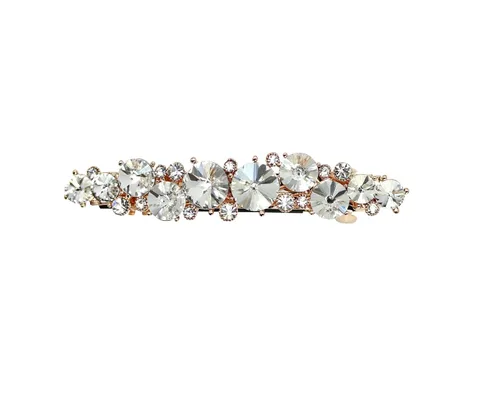 Miniatura 12 de Faship AB Premium Rhinestone Crystal Floral Pequeño Pasador De Pelo Clip