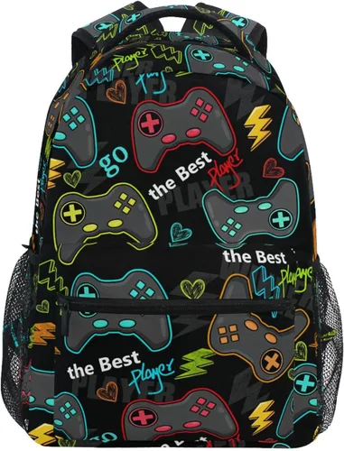 Mochila para Libros, Mochila de Día, Mochila de Viaje, Mochila para Senderismo, Camping, Escuela, Mochila para Laptop, Mediana, Mochilas Daypack