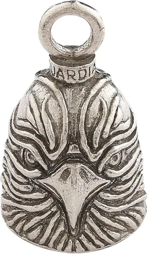 Miniatura 24 de Campana Guardian Bell de Animales para Buena Suerte con Llavero y Bolsa de Regalo de Terciopelo Negro Campana para Motocicleta De peltre sin Koi