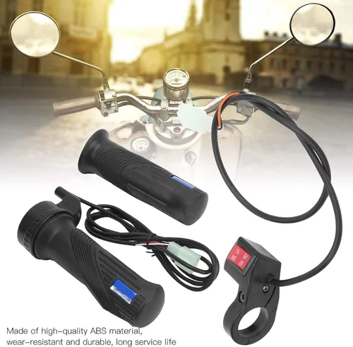 Miniatura 2 de RiToEasysports Juego de agarre de acelerador eléctrico con interruptor de engranaje delantero y reverso para triciclo eléctrico Scooter