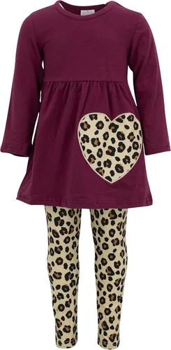 Miniatura 5 de Unique Baby Conjunto de 3 piezas a juego para niñas para cada conjunto de leggings navideños