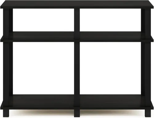 Miniatura 5 de Furinno Turn-N-Tube - Soporte de impresora con almacenamiento, mesa de impresora de 2 niveles, soporte de impresora debajo del escritorio, para CPU