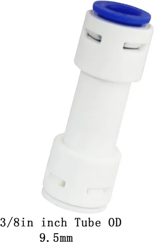 Miniatura 2 de 2pcs 3/8 "empuje para conectar la válvula de retención unidireccional para RO(ósmosis inversa) filtro de agua