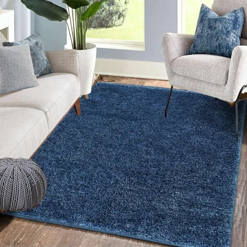 Miniatura 8 de Fashionwu Alfombra grande de 8 x 10 pies, para dormitorio, oficina, moderna, elegante, de hilo teñido, de alta resistencia, calidad de hotel