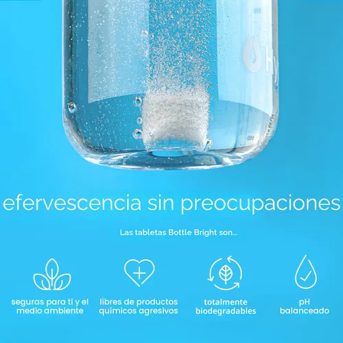 Miniatura 5 de Bottle Bright Pastillas de limpieza de 12, 36, 78 unidades – Limpiador de botellas de agua para acero inoxidable, vasos, termo Elimina las manchas