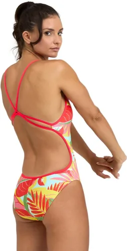 Miniatura 2 de Arena Traje de baño Performance Tropic con espalda de encaje para mujer