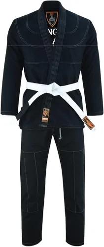 Miniatura 2 de Jaguar Pro Gear Llamado a la batalla interior sublimado Pro brasileño Jiu Jitsu BJJ Kimono Gi uniforme unisex Cinturón incluido
