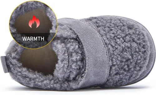 Miniatura 3 de BMCiTYBM Zapatos de bebé niño niña bebé zapatillas de invierno cálido antideslizante primeros caminantes 6-24 meses