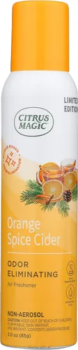 Miniatura 2 de Citrus Magic Edición Limitada Eliminador de olor natural – Aerosol ambientador, sidra de especias de naranja, 3 onzas, paquete de 3