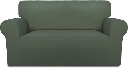 Miniatura 25 de PureFit - Funda superelástica con bolsillo p/protección de sofá/sillón - Suave cubierta de elastano antideslizante, lavable, c/base elástica, apta