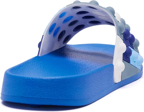 Miniatura 6 de Engtoy Sandalias para niños y niñas, unisex, ligeras, antideslizantes, puntera abierta, cómodas, para ducha, playa, divertidas sandalias