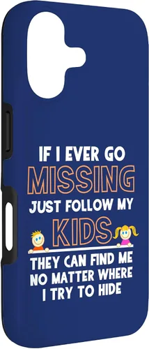 Miniatura 3 de If I Ever Go Missing Follow My Kids Funny Parenting Case for iPhone 17