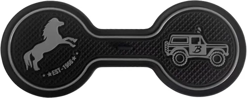 Miniatura 9 de Portavasos para automóvil compatible con Ford Bronco Offroad 2021-2025, posavasos decorativos de silicona para automóvil, accesorios para automóvil