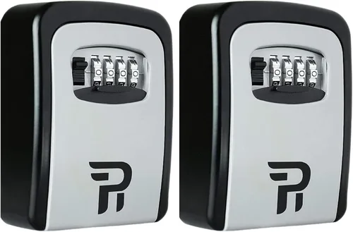 Miniatura 8 de Rudy Run - Caja para llaves con clave para exteriores, con montaje en pared para ocultar las llaves de la casa, caja de seguridad impermeable