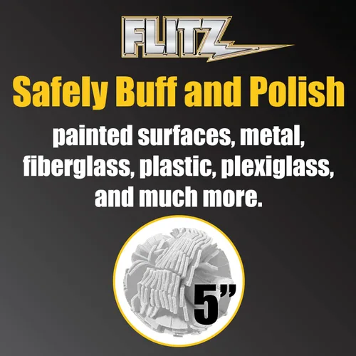 Miniatura 5 de Kit de pulido y cuidado para coche Flitz (Pequeño) - Juego de pulidores y almohadillas hechos en EE. UU. – Incluye pasta de 907 g, sellador de 454