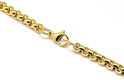 Miniatura 5 de Collar combinado de Mano Cornuto y Cornicello, en cadena de caja de 24 pulgadas, para hombre, cuerno de mano italiano de la suerte, antimal de ojo