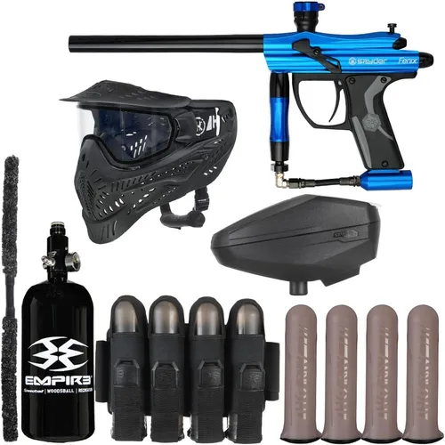 Miniatura 5 de Action Village Kingman Spyder Fenix Rivalry - Kit de pistola de paintball Brillo negro