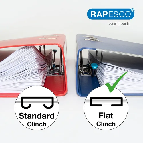 Miniatura 3 de Rapesco Grapadora, pinza plana, capacidad de 30 hojas Negro