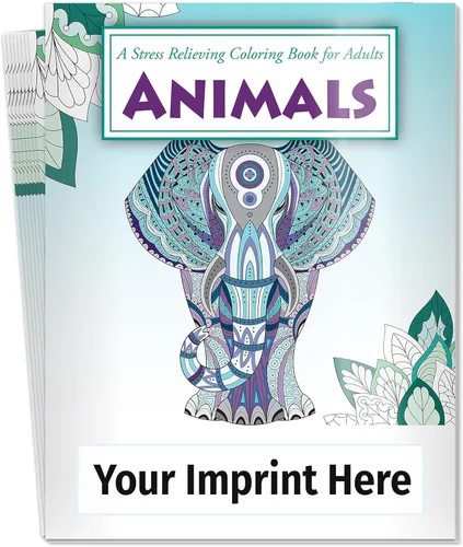 Miniatura 10 de ZOCO Libros para colorear de animales, paquete de 10 unidades, regalos de relajación para adultos, personas mayores, adolescentes y niños, ideal Sin