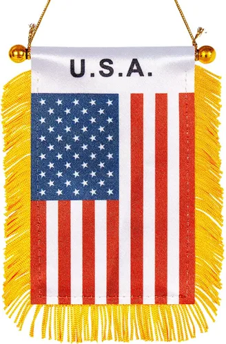 Miniatura 23 de WXTWK Bandera afro americana de 3 x 5 pulgadas, bandera panafricana para colgar en la ventana, pequeñas banderas para automóvil, decoración