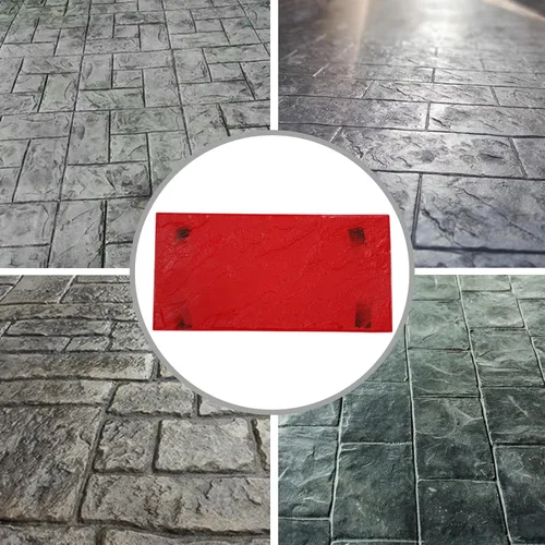 Miniatura 9 de CNCEST Sello de hormigón de poliuretano, textura de pizarra realista, sin costuras, tapete de sellado de cemento para pared, pisos, sellos