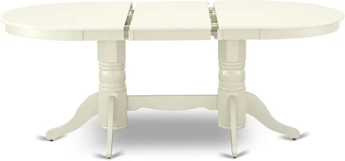 Miniatura 4 de East West Furniture Vancouver - Juego de cocina de 5 piezas para 4 personas, incluye una mesa de comedor ovalada con hoja de mariposa y 4 sillas